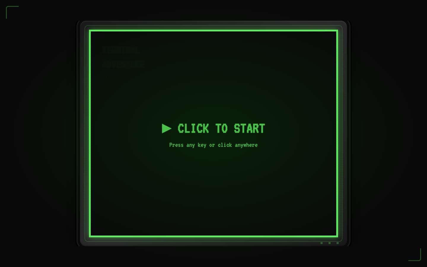 Click to Start Screen