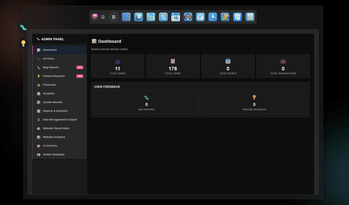 Admin Overview