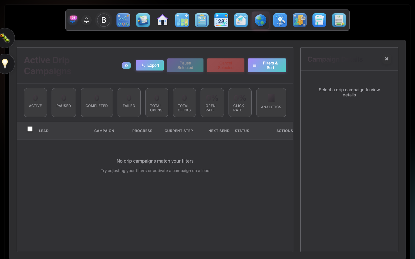 Active Drip Campaigns