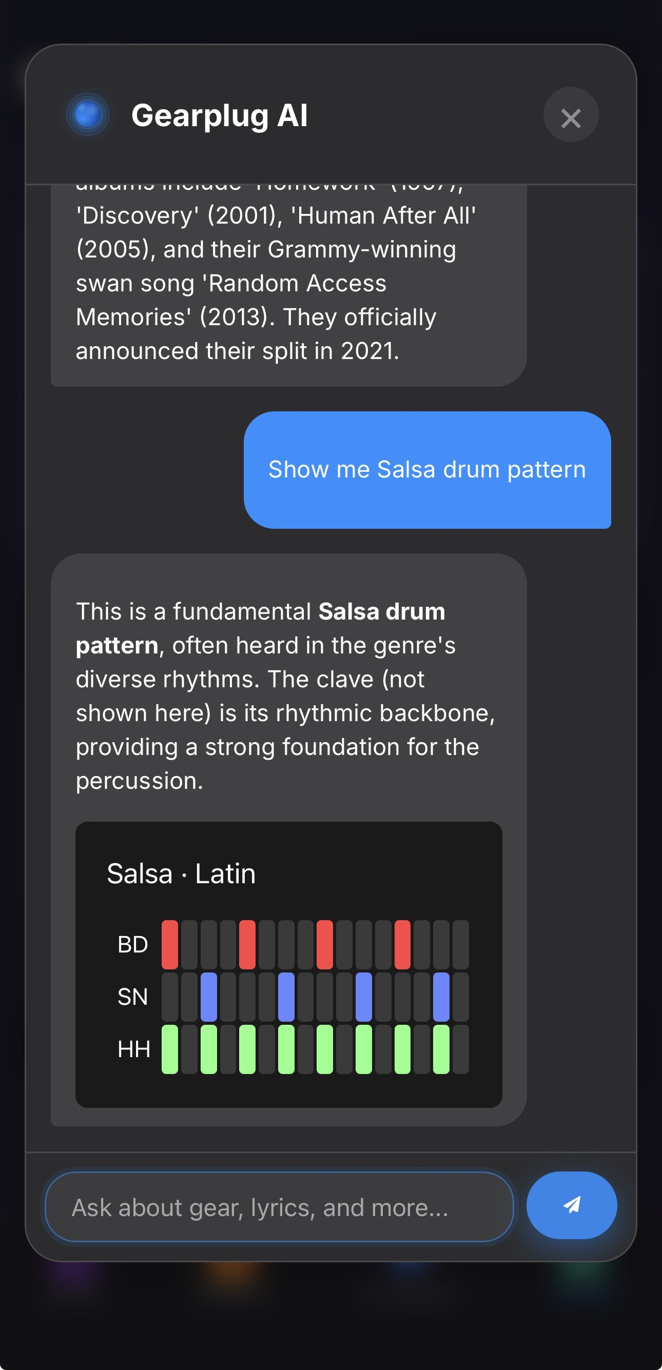 Drum Pattern Visualization