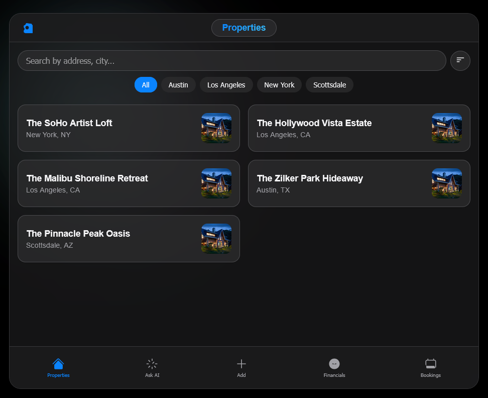ROIBot Properties Dashboard